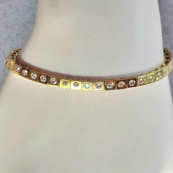 14K Gold & 42 Natural Diamonds Tennis Bracelet, Appraisal Shown - Picture 1 of 8